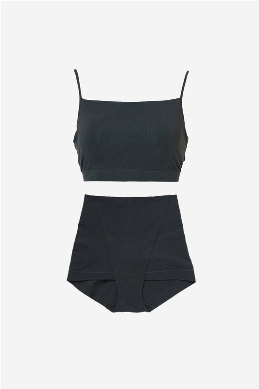 LUNATOP SHORT & HIGH WAIST SHORTS SET
