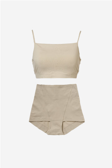 LUNATOP SHORT & HIGH WAIST SHORTS SET