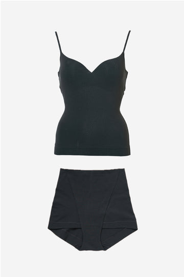 SHELLTOP MEDIUM & HIGH WAIST SHORTS SET