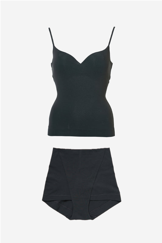 SHELLTOP MEDIUM & HIGH WAIST SHORTS SET